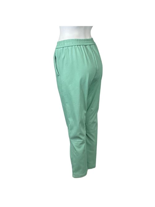 PANTALONE DONNA ELASTICO VERDE ACQUA VICOLO p/e VICOLO | TB0392VERDE ACQUA